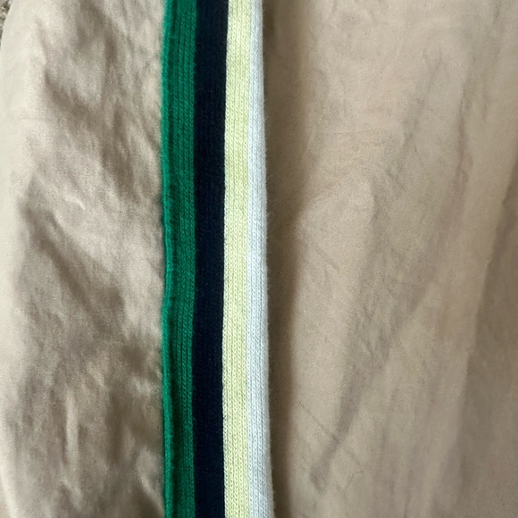 Maeve by Anthropologie Women’s Wide Leg Crop Chino Pants Tan Sport Stripe XS - Picture 6 of 8